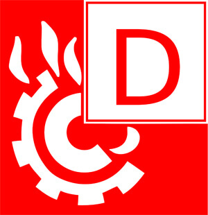 Brandklasse D, Einstufung eines Feuers, unterschiedliche Art eines Feuers